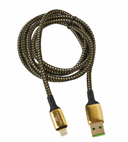 Moog Max iPhone cable, one meter, gold color