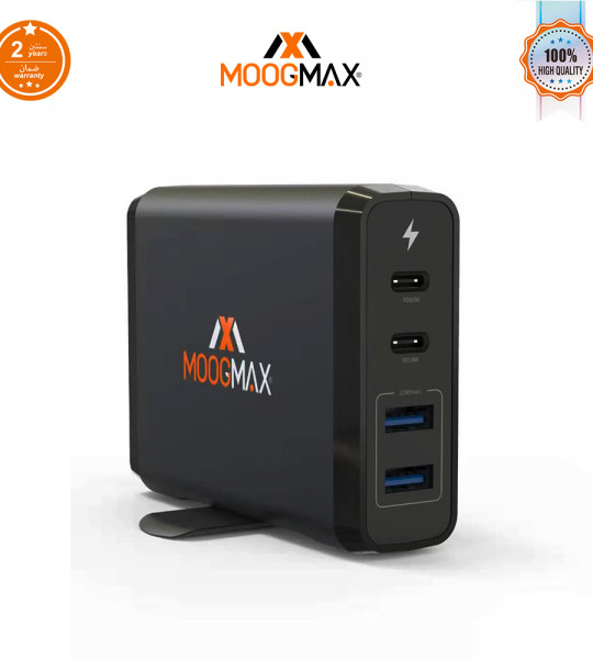 4-port charging station with a capacity of 90W - Moog Max