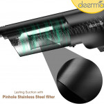 Deerma DX600 2-in-1 Handheld Vacuum Cleaner 800ml Large Capacity Dust Bin 15kPa Suction Force Pinhole Stainless Steel Filter 4 Layer HEPA Filtration Multifunctional Upright Vacuum Cleaner 600W - Black