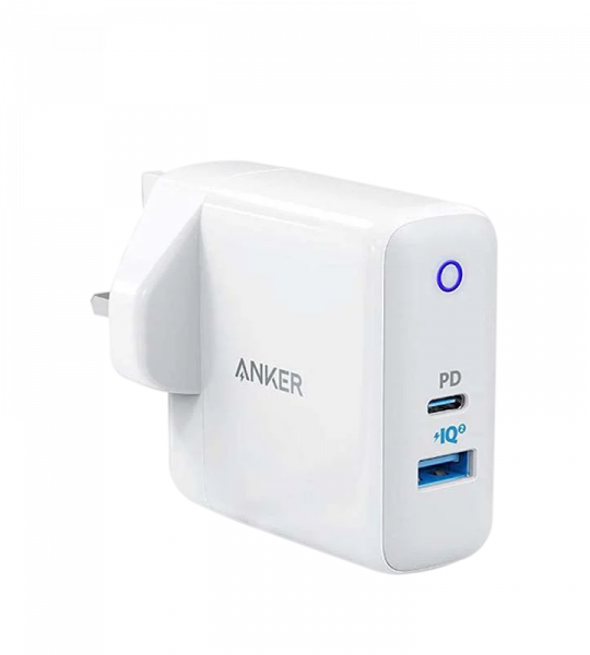 Anker - Charger - PowerPort PD+ - 35W - 2 ports White