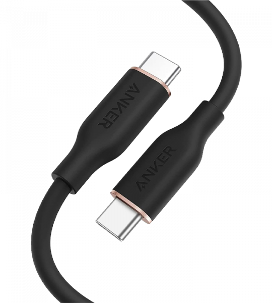 كابل باور لاين III فلو من منفذ USB-C إلى منفذ USB-C بقدرة 100 وات (بطول 1.8 م/ 6 أقدام)