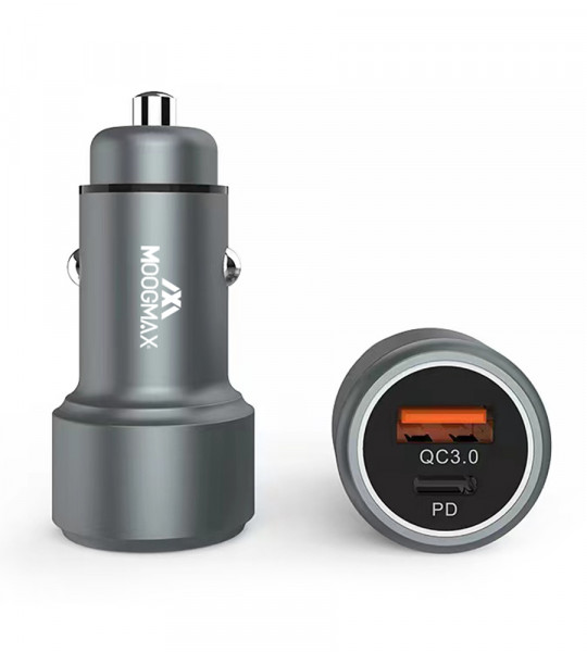 Car charger with Moog Max cable 38w