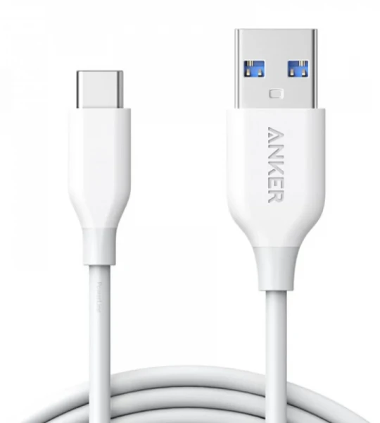 Anker Type C Micro USB Charger Cable 0.9, 3ft - White Color 3ft White