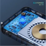 RavPower Pioneer 3-Port Power Bank - 10,000 mAh - Black