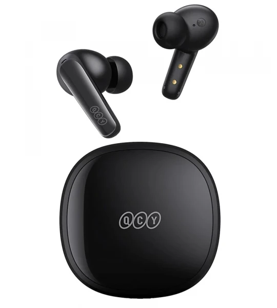 QCY T13X TWS Wireless Earbuds With 5.3 Bluetooth,4 Microphones With ENC Noise Cancellation,Water Resistance,Touch Controls & Long Battery Life